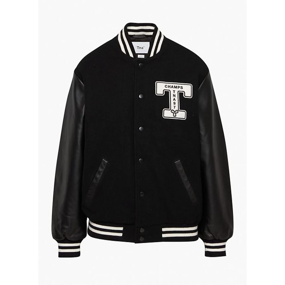 Tna 'Prince' Black Wool Jacket Size XS